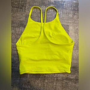 Old Navy Razor Back Longline Lime Sports Bra